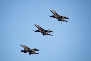 Majestic F/A-18 Super Hornets Take to the Eastern Mediterranean Skies