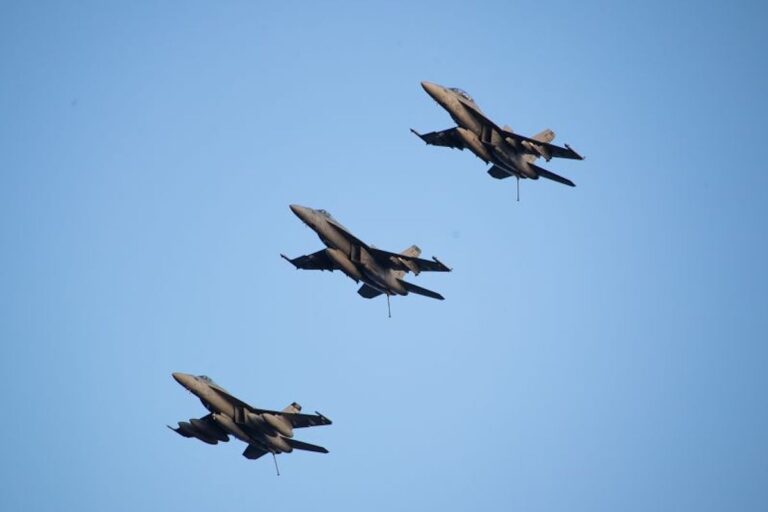 Majestic F/A-18 Super Hornets Take to the Eastern Mediterranean Skies